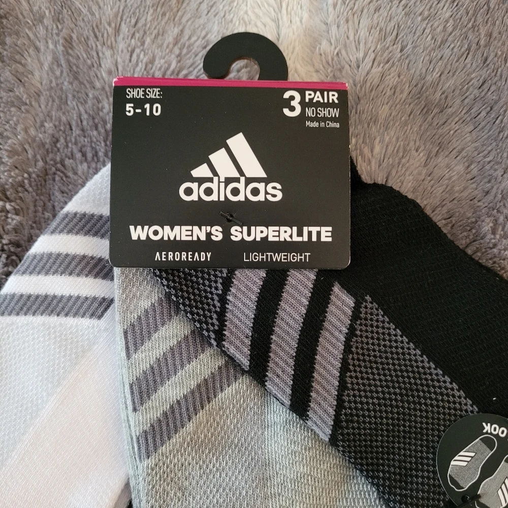 adidas no show socks NWT